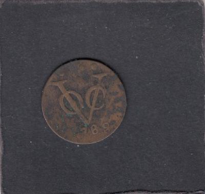 Beschrijving: Duit V.O.C. Holland S118